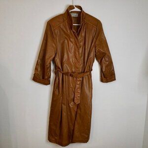Vintage F. Pignataro brown trench coat